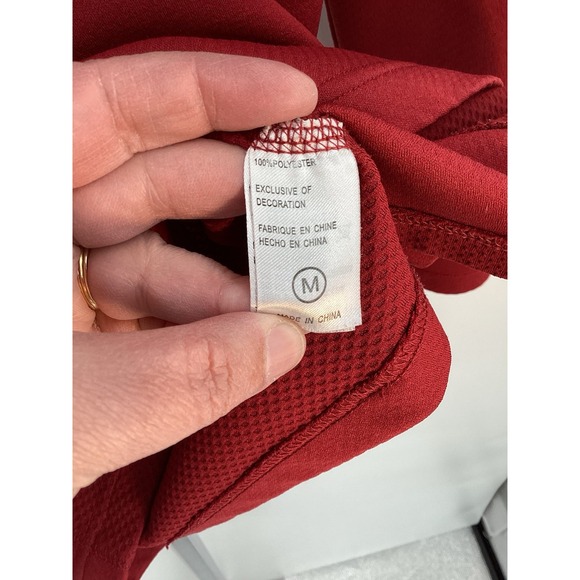 Boys Nike Arkansas Razorbacks Long Sleeve 1/4 Zip Pullover - Medium - Picture 5 of 6